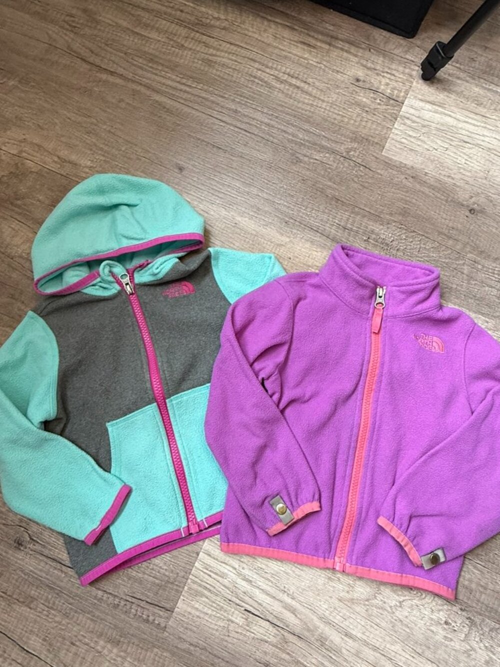 Little Girl's The North Face Zip Fleeces (2 Items) | Size 18mos-2T